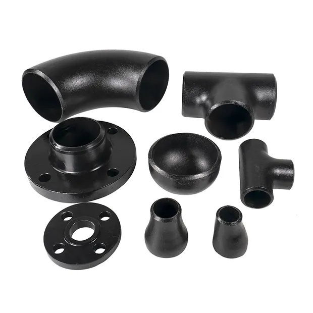 ASTM A234 Wpb/A105/ASME B16.9/En/DIN/JIS/ISO 1/2inch-48inch Carbon Steel/Stainless Steel Butt Welding Pipe Fittings Cap Tee Bend Reducer Elbow