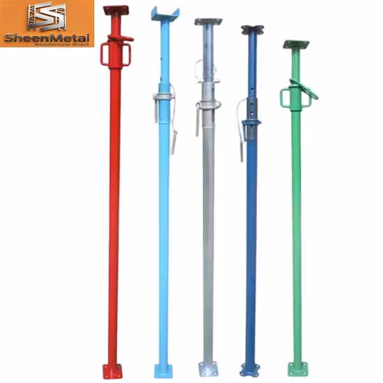 Étaiement d'échafaudage de construction d'usine de la Chine étayage réglable en acier d'échafaudage