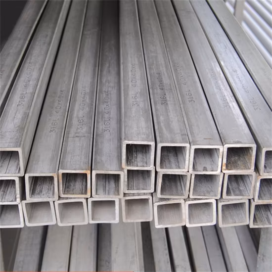 Utilisation de tuyaux sans soudure en acier inoxydable de l'industrie SS pour le projet d'eau